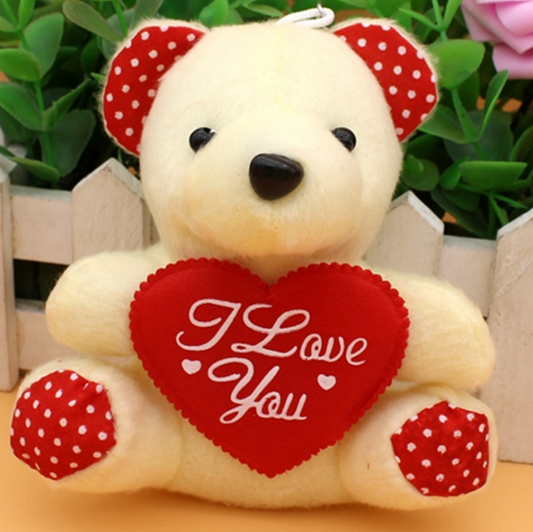 Colorful glowing hug bear doll love teddy bear plush toy